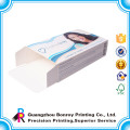 Art paper laminated triangle box packaging with insert
